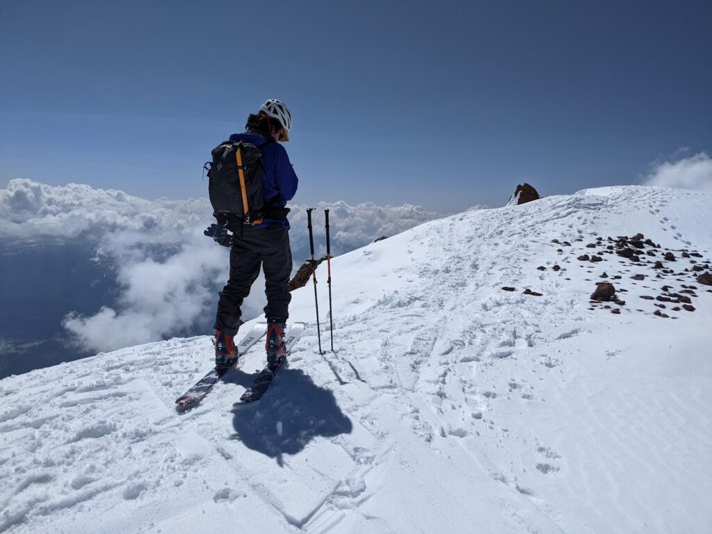 Views from the top of Mt Shasta